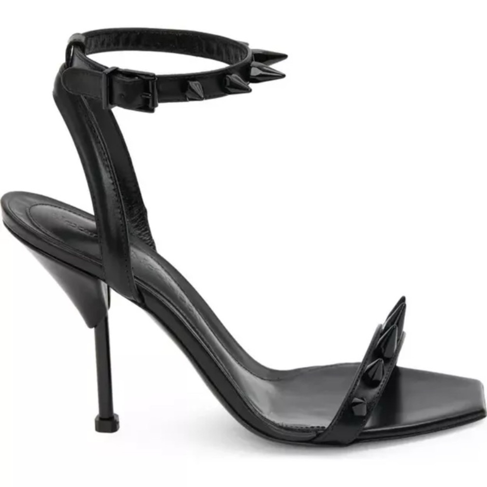 Alexander McQueen Punk Stud Ankle Strap Sandal